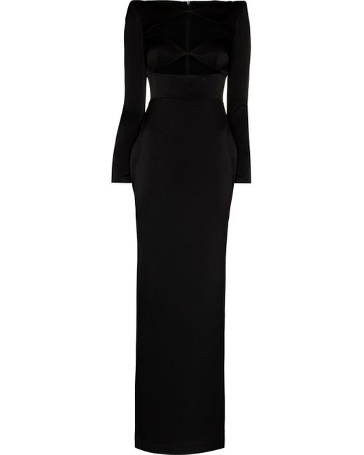 Alex Perry Cohan Cut-out Gown in Black | Lyst Canada