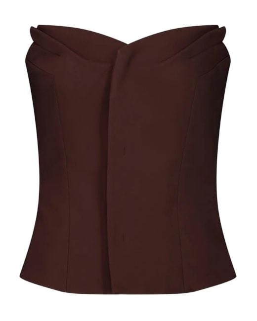 OTTOLINGER Gesmockte Top in het Brown