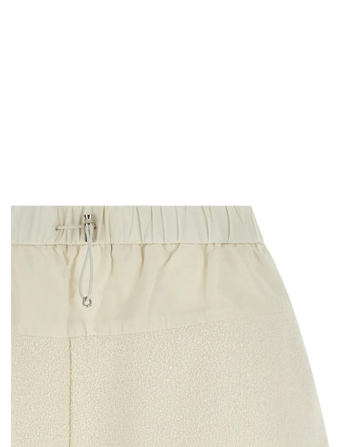 Moncler Natural Drawstring Shorts