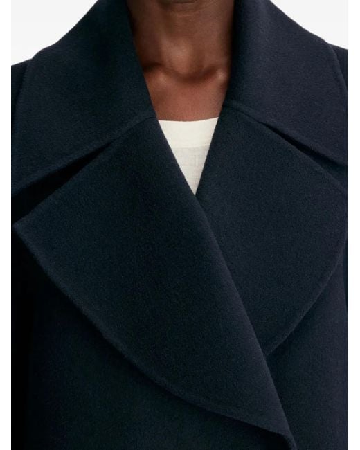 Loulou de Saison Blue Double-Breasted Notch-Lapel Jacket