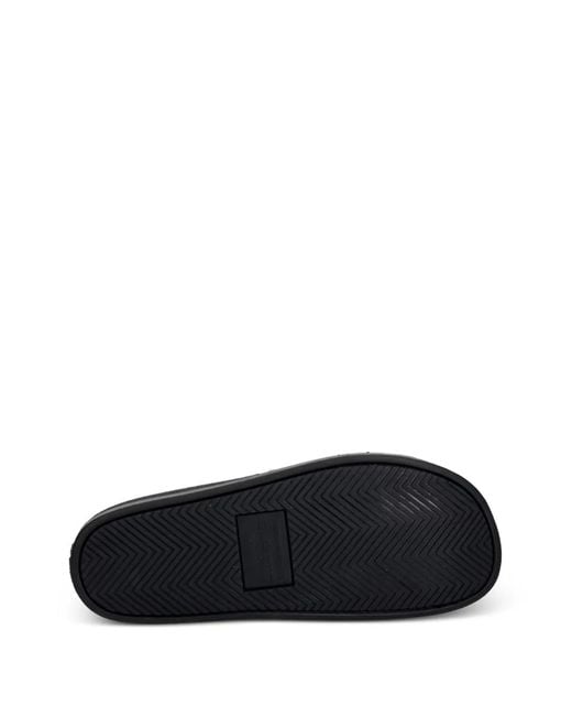 Gant White Logo-Plaque Slides for men