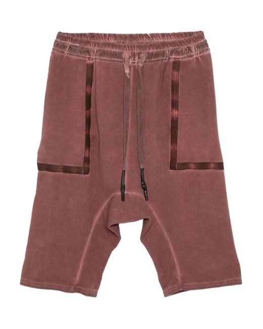 Bermudas con cinturilla elástica 69 by Isaac Sellam de hombre de color Purple
