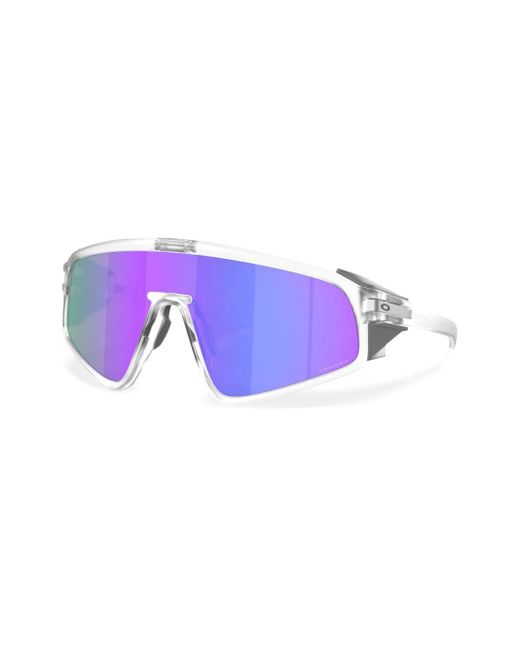 Oakley Purple Latch Mask-Frame Sunglasses
