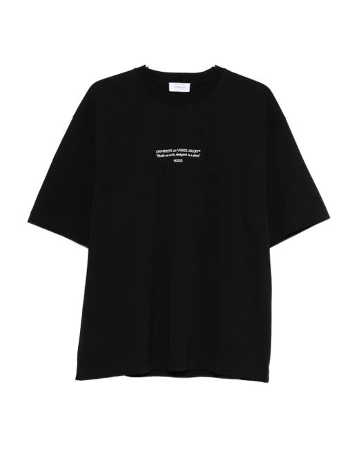 Off-White c/o Virgil Abloh Made On Earth, Designed On A Plane T-Shirt ...