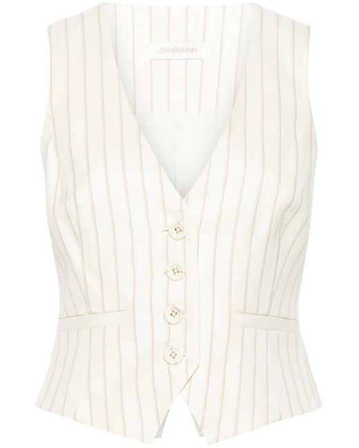 Zimmermann ヘリンボーン ベスト White