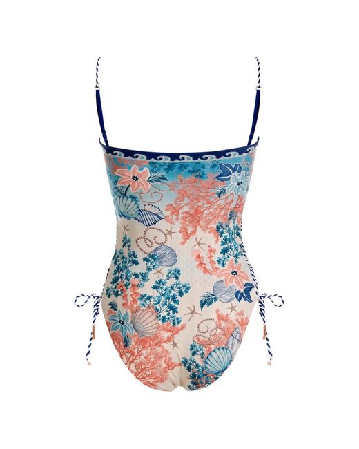 Agua Bendita Blue Mariel Sereia One-Piece Swimsuit