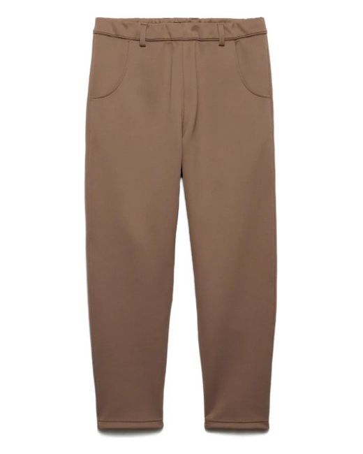 Pantalon À Taille Élastiquée Prada pour homme en coloris Brown