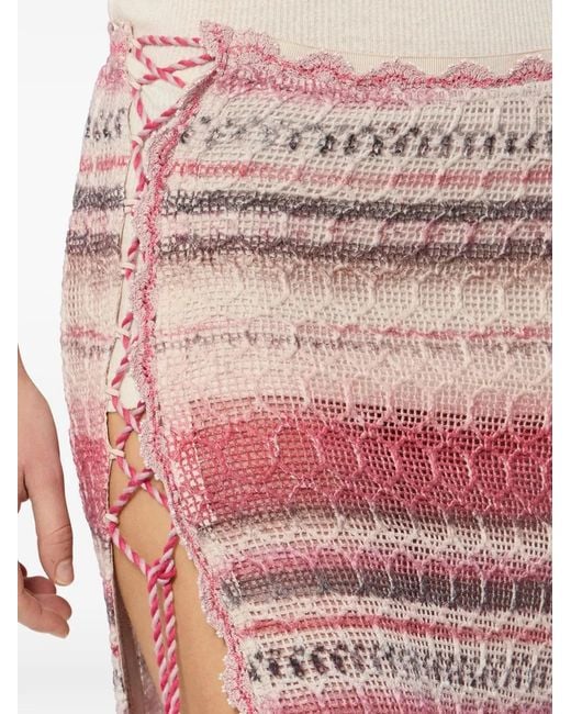 Isabel Marant Red Noryane Skirt