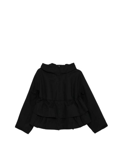 JNBY Black Hooded Jacket