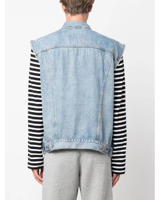 Chaleco Holgado Vaquero Levi's de hombre de color Blue