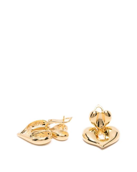 Missoma Metallic Molten Heart Earrings