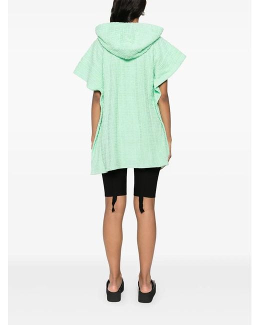 Givenchy Green 4G-Motif Poncho