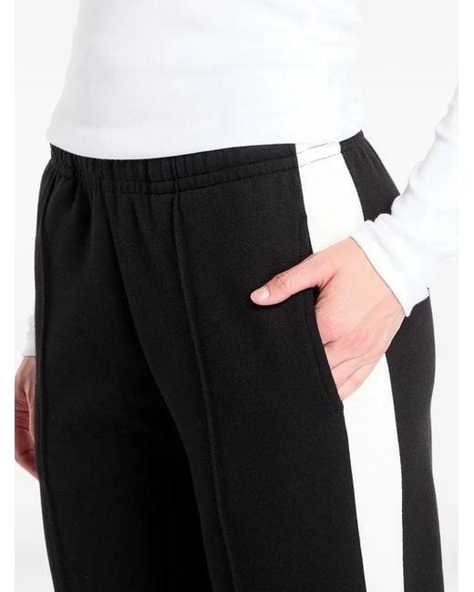 Karlkani Black Og Side-Stripe Track Pants