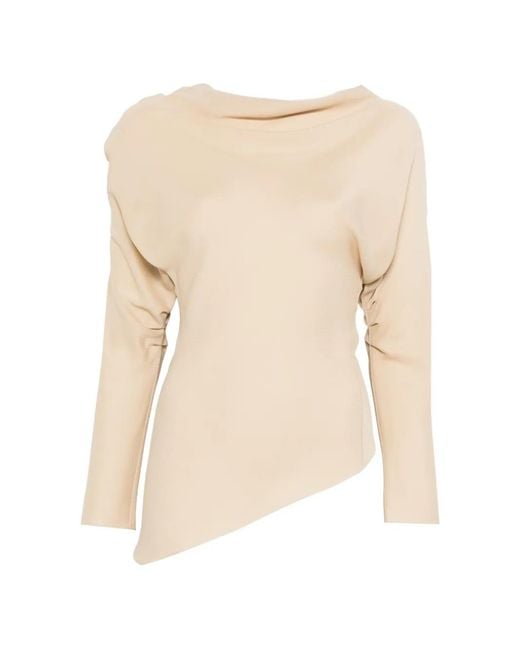 Cortana Natural Isolde Asymmetric Top