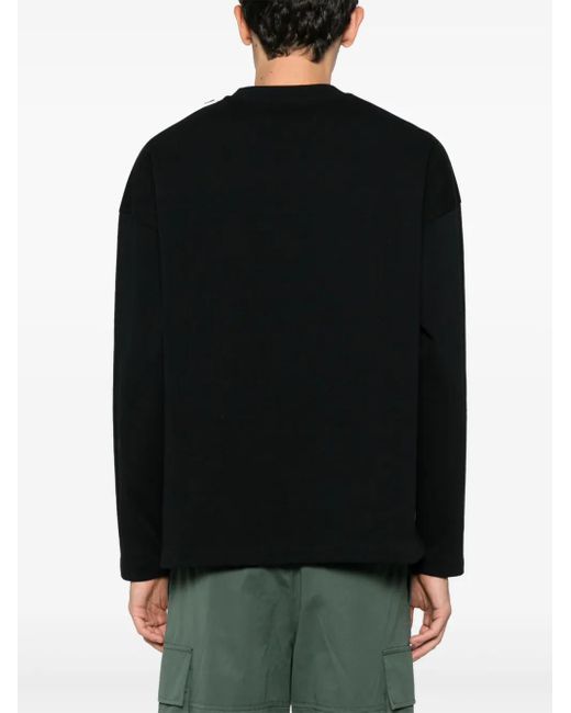 Jil Sander Black Cotton T-Shirt for men