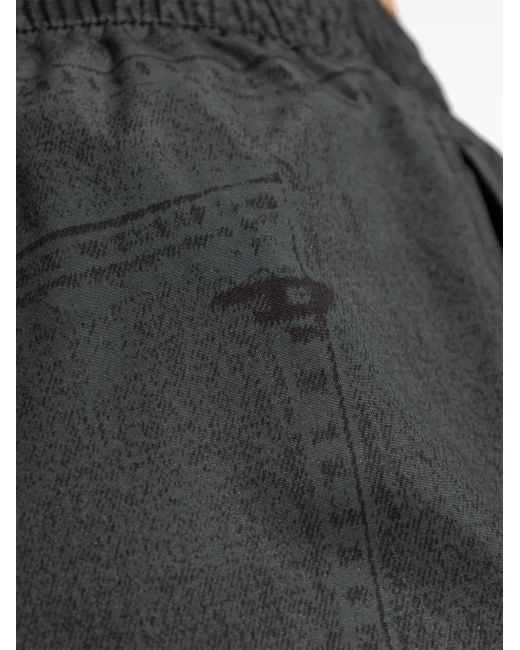 DIESEL Zwembroek Met Logoprint in het Gray voor heren