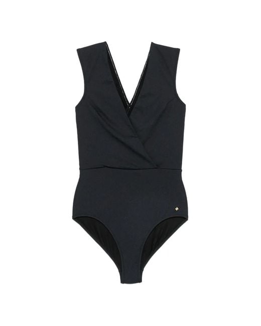 By Malene Birger Black Lemooria Wrap-Style Body