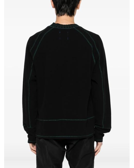 Asics Black Slogan-Embroidered T-Shirt