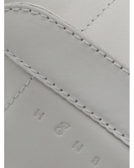 Hogan White Leather Slip-On Sneakers for men