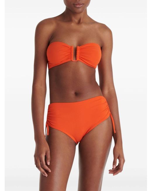 Slip bikini Ever a vita alta di Eres in Orange
