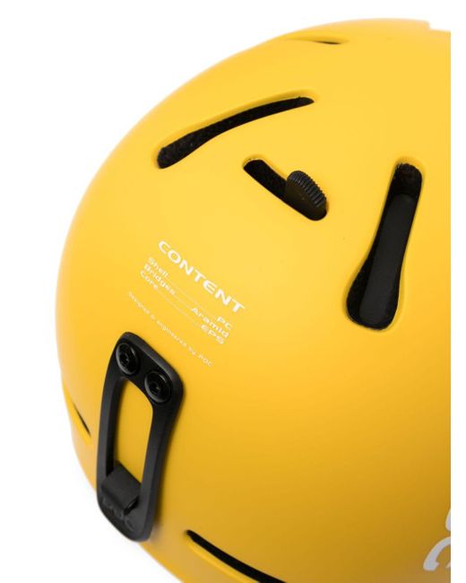 Poc Yellow Fornix Logo-print Helmet