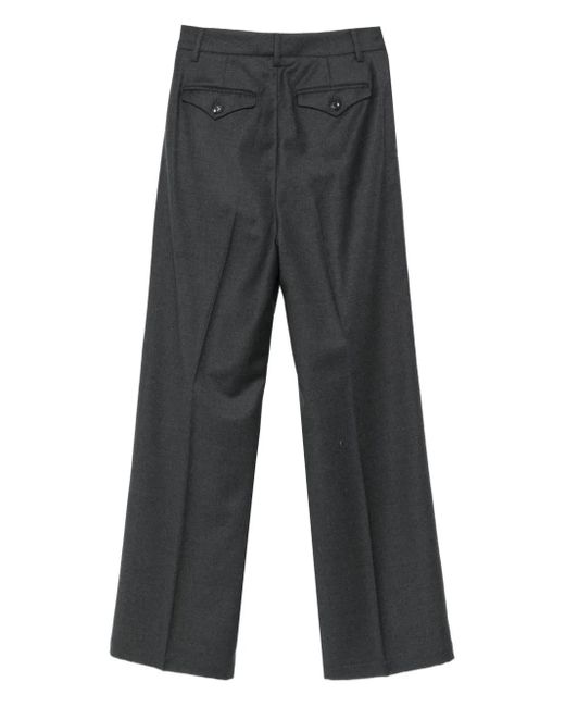 Barena Gray Button-Fastening Trousers
