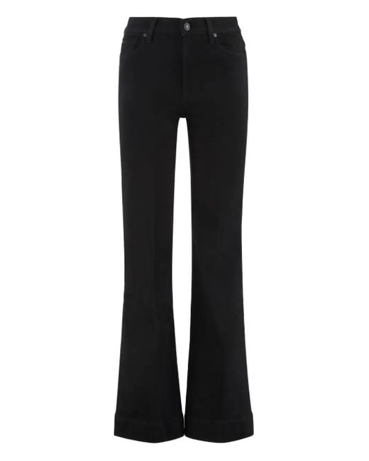 7 For All Mankind Dojo ブーツカットジーンズ Black