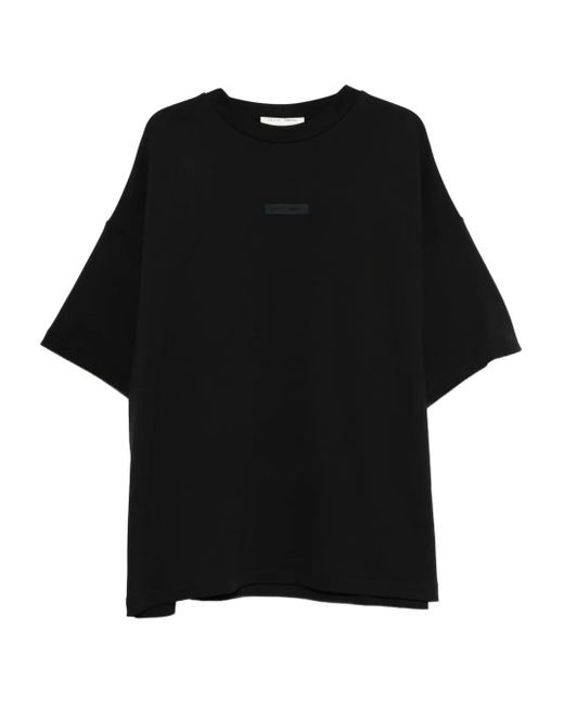 Fear Of God Black 90S Fit Pique Crew-Neck T-Shirt for men