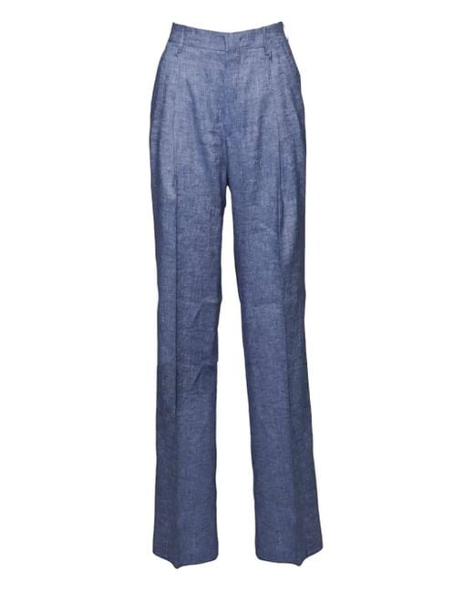 Tagliatore Blue Notched-Lapel Suit