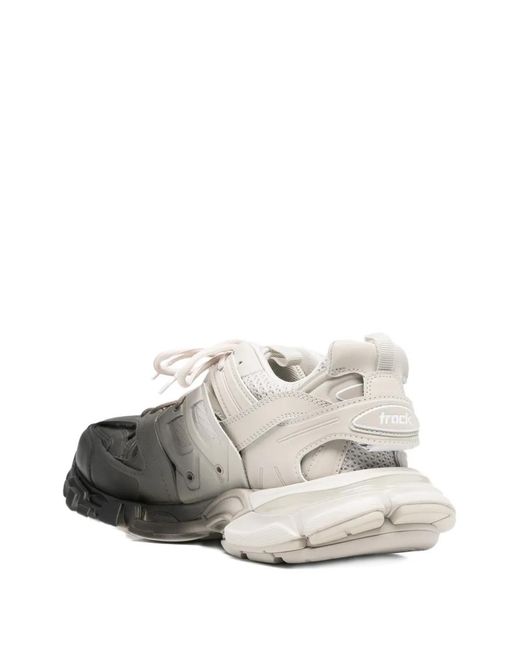 Balenciaga White Baskets Track À Effet Dégradé for men