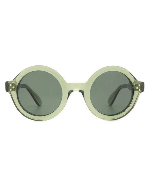 Lesca Green Phil Sunglasses