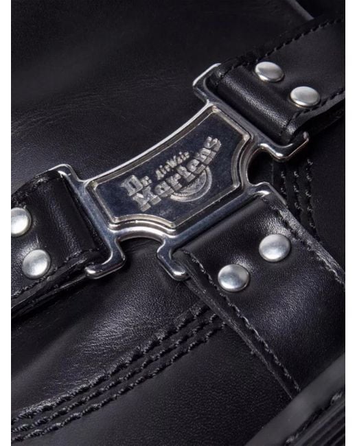Dr. Martens Anistone Hi Laarzen Met Plateauzool En Gespbandje in het Black