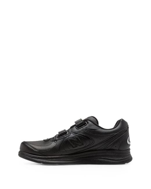 New Balance Black Touch-Strap Sneakers
