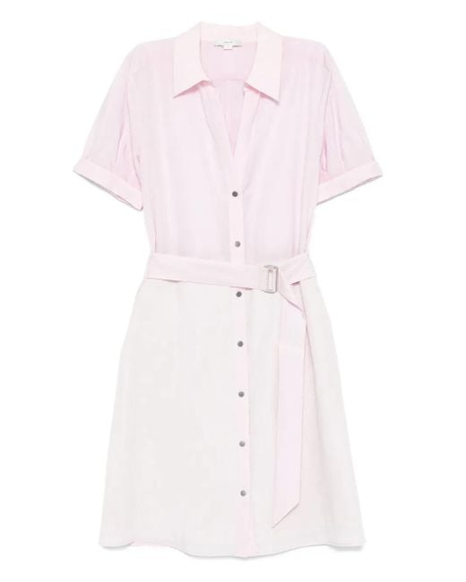 Vince Pink Minikleid Mit Gürtel
