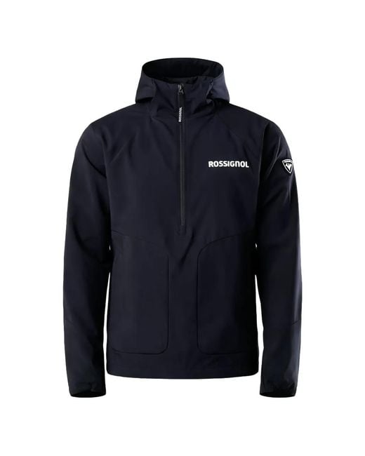 Rossignol Blue Logo Hooded Jacket for men