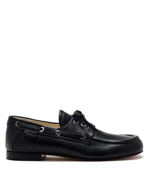 Proenza Schouler レザーローファー Black