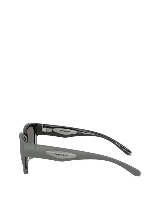 Arnette Gray Bounce Square-Frame Sunglasses for men