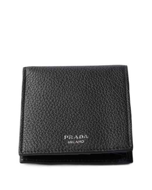 Prada Black Leather Wallet for men