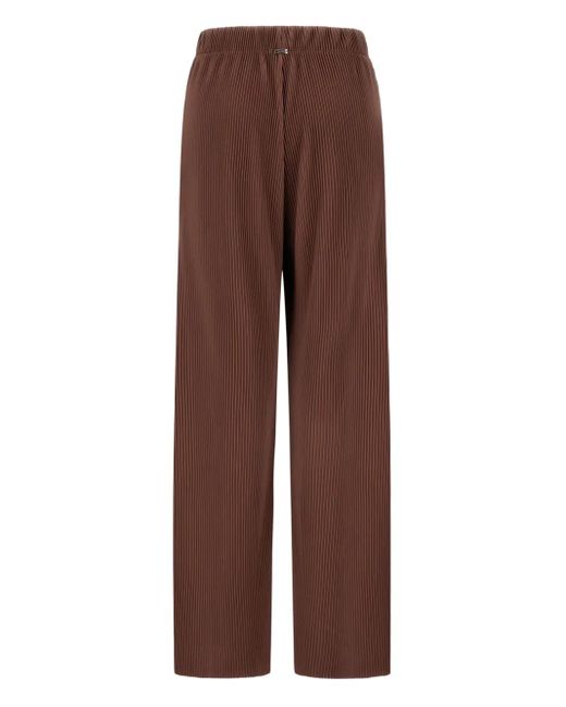 Pantalon À Design Plissé Herno en coloris Brown