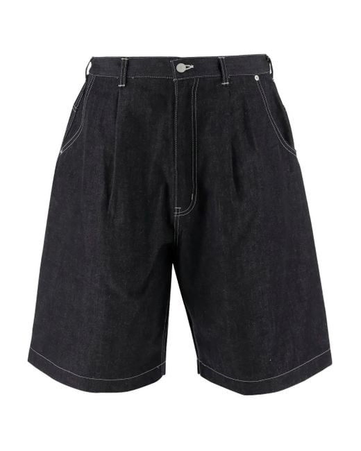 メンズ Comme des Garçons Denim Bermuda Shorts Gray