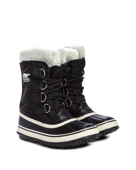 Sorel Black Bottines Winter Carnival À Lacets