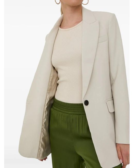 Bruuns Bazaar Green Single-Button Blazer
