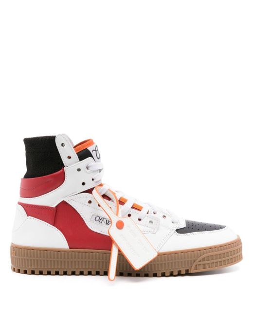 Off-White c/o Virgil Abloh Pink 3.0 Off Court Leather Sneakers for men
