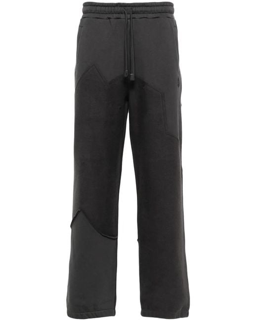 Objects IV Life Black Thought Bubble Panelled Track Pants