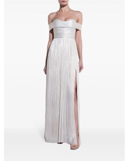 Maria Lucia Hohan White Toneserene Draped Gown
