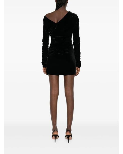 Sir Black Ettore One-Shoulder Mini Dress