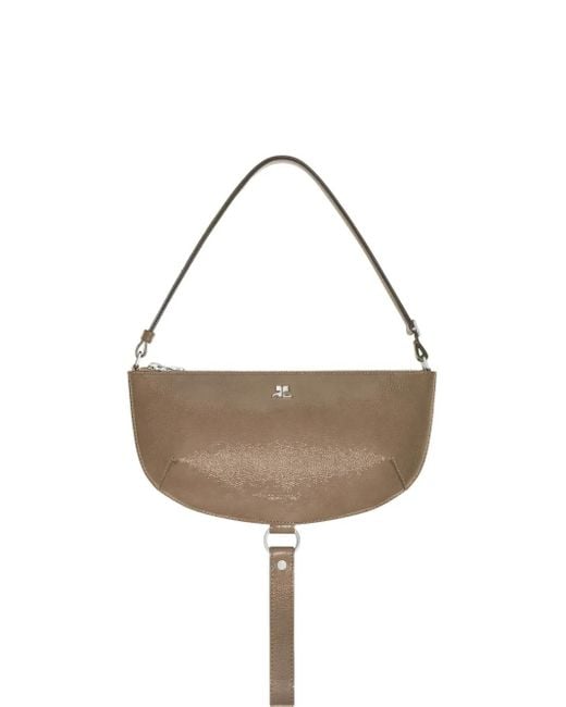 Borsa A Spalla Holy Eclipse di Courreges in White
