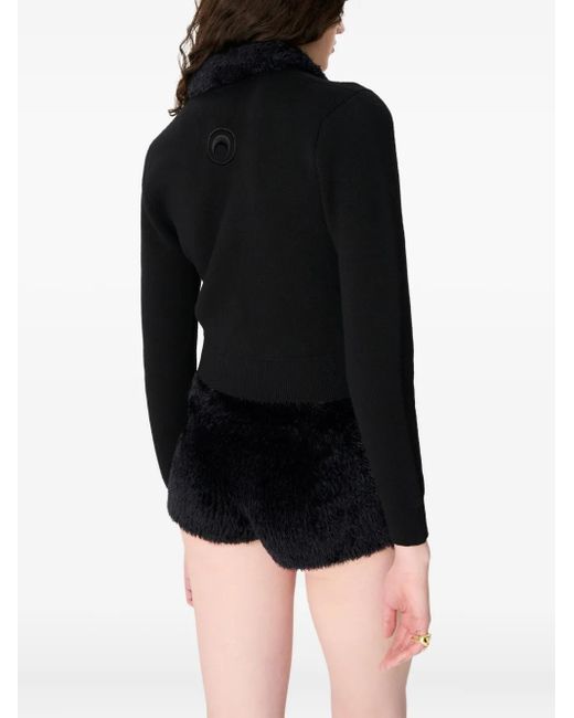 MARINE SERRE Black Sweaters
