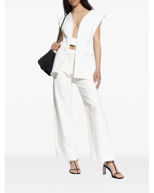 IRO White Zinia Trousers