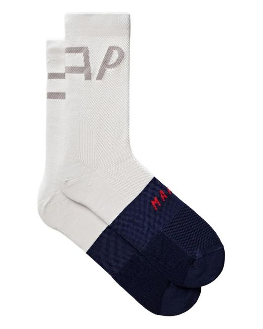 MAAP Blue Logo-Embellishment Socks